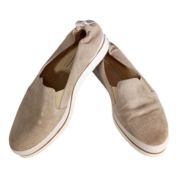 Softwaves Terracare Elyse Slip-On Shoe Loafer Cream Leather Womens 38.5/US 7.5-8 - Picture 7 of 11